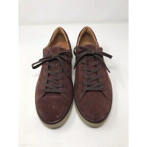 Ecco Men's Street Tray Tech Brown Suede Sneaker US 9-9.5 EU 43 Lace Up Shoes